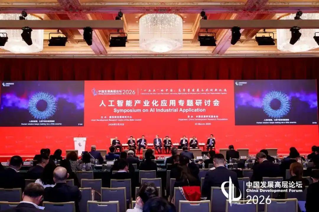 中国发展高层论坛2026年年会“人工智能产业化应用”专题研讨会开幕