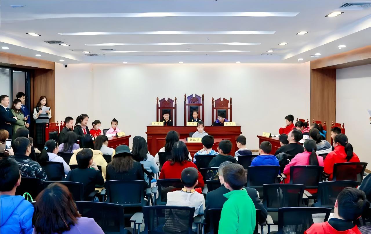 在“少年模拟法庭”练就新招 向网络游戏高额充值说不！