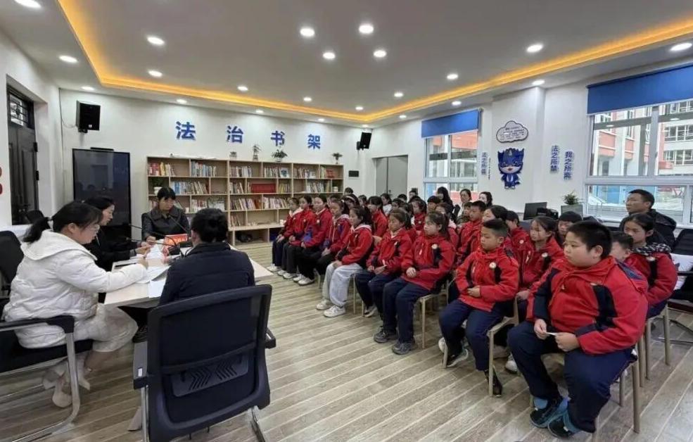 六盘水市水城区开展“少年律师”观摩模拟调解培训活动