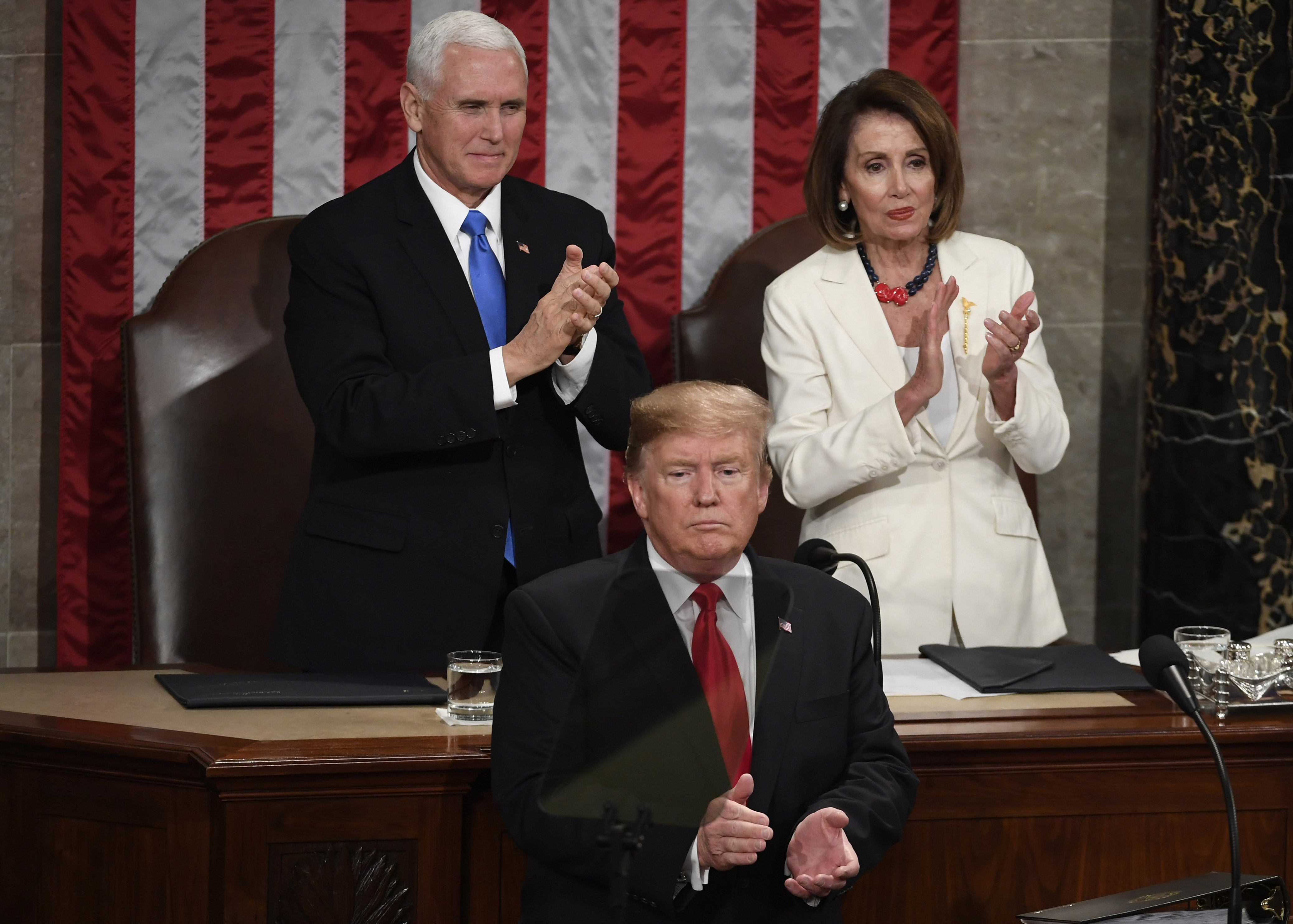 美国总统特朗普发表国情咨文