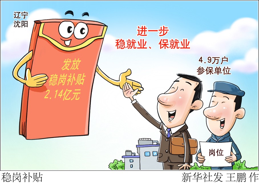 漫画:稳岗补贴