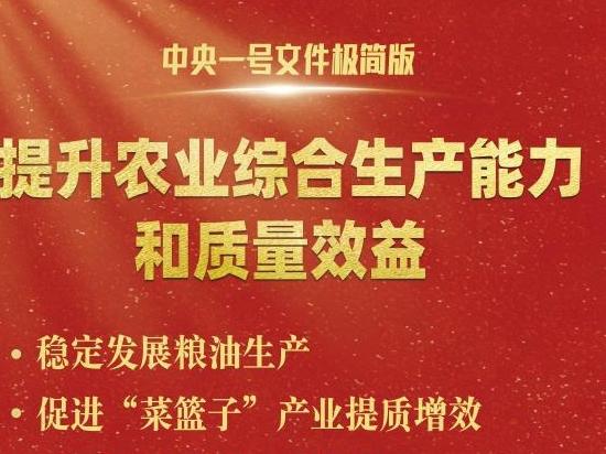 中央一号文件，极简版来了！