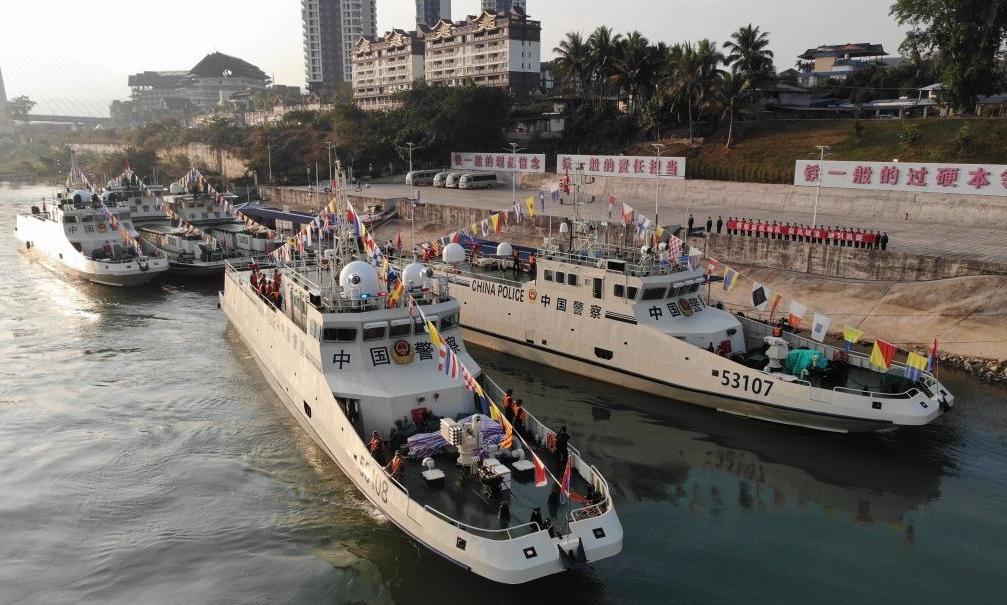 第162次中老缅泰湄公河联合巡逻执法行动启动