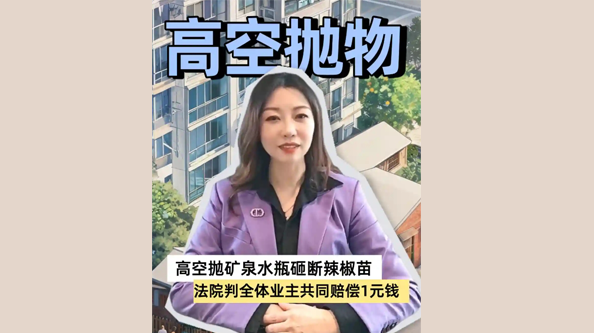 全体业主赔1元，赔的是法理和态度