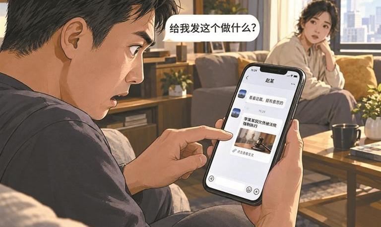 点开陌生链接即暴露住址 男子遭“追债”上门