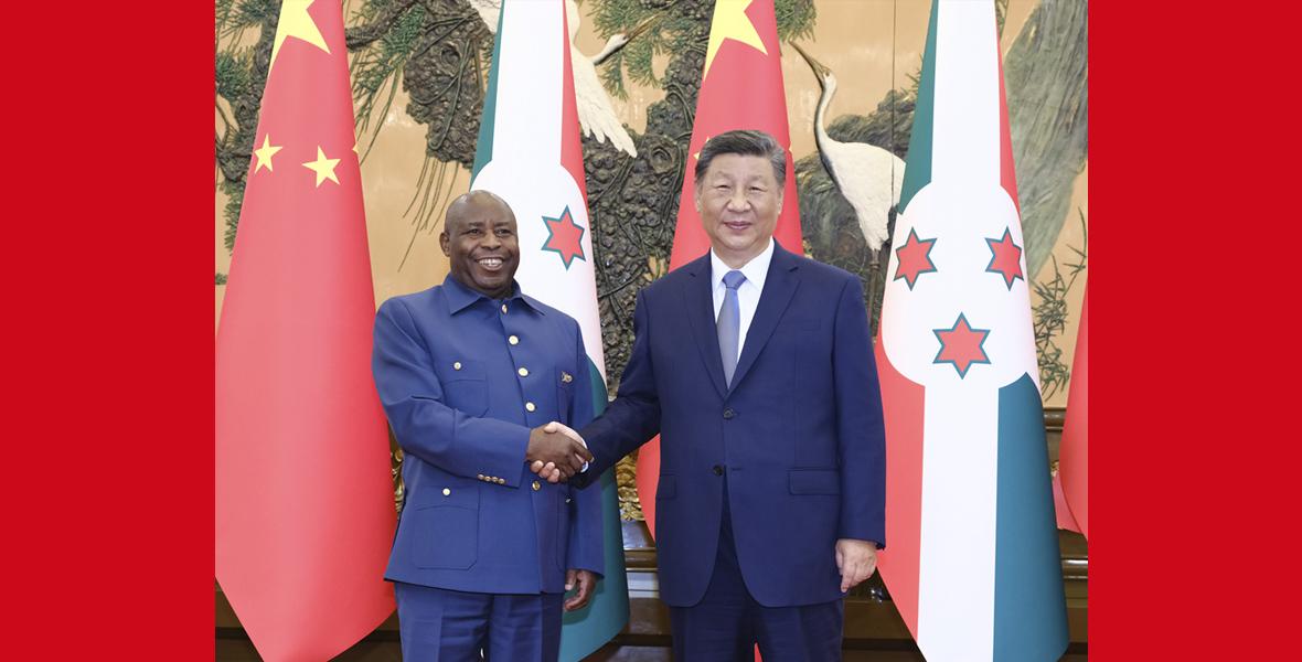 习近平会见布隆迪总统恩达伊施米耶