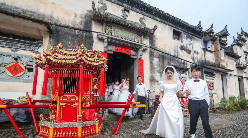 浙江诸暨：美丽乡村开展“七夕”民俗文化旅游活动