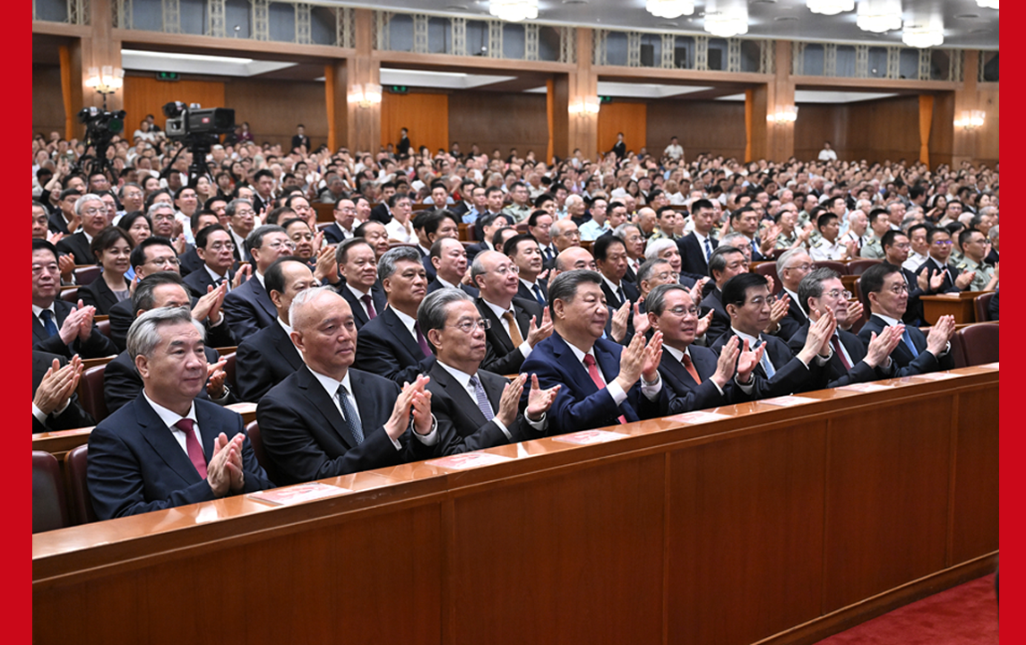 纪念中国人民抗日战争暨世界反法西斯战争胜利80周年文艺晚会《正义必胜》在京隆重举行