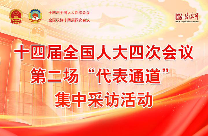 十四届全国人大四次会议第二场“代表通道”集中采访活动