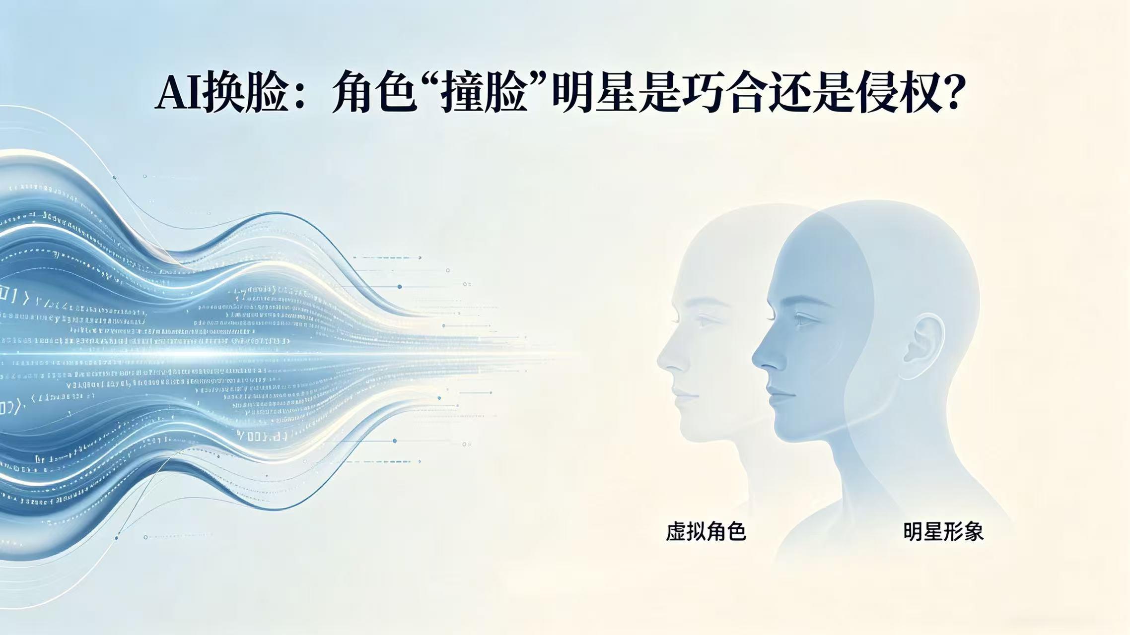 AI换脸让角色“撞脸”明星，是巧合还是侵权？